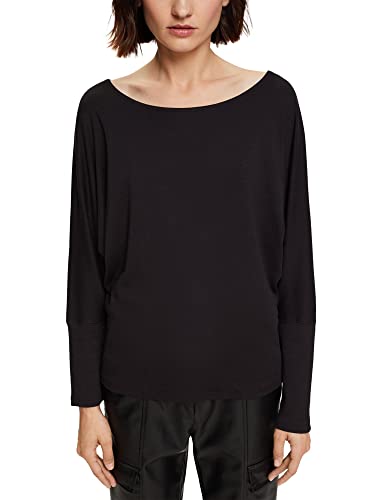 ESPRIT Collection Damska koszulka 102EO1K313, 001/BLACK, S