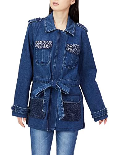 Desigual Damska kurtka 20WWED105008S, niebieska, L