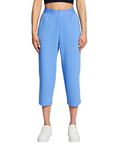 ESPRIT Sports Damskie spodnie dresowe RCS 7/8 do jogi, pastelowe niebieskie, L, niebieski (pastel blue), L
