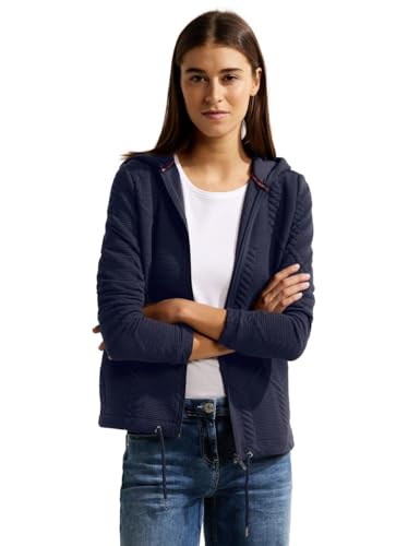 Cecil Damska bluza z kapturem, niebieski, XL