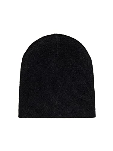 ONLY Women's ONLLINEA Life Beanie Acc czapka, Black/Detail:DTM Lurex, ONE Size, Black/Szczegóły: DTM LUREX, jeden rozmiar