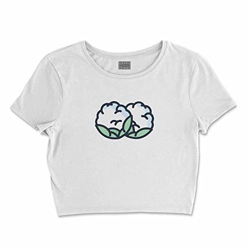 Bona Basics, Koszulka damska z nadrukiem cyfrowym,%100 bawełna, biała, casualowa, topy damskie, rozmiar: XL, biały, XL Krótki