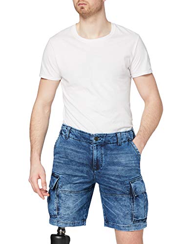Desigual Męskie szorty Denim_Daniel, NIEBIESKI, 44 PL