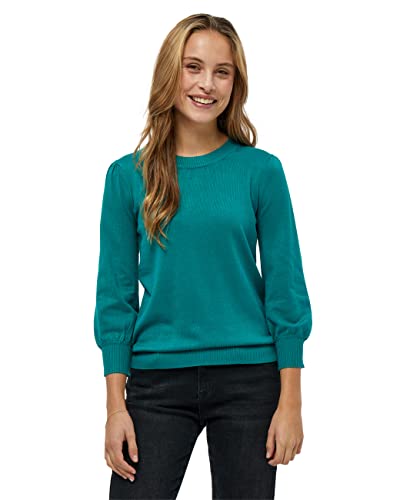 Minus Damska koszulka z dzianiny Mersin, Ocean Green, XXL