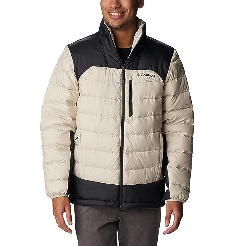 Columbia Męska kurtka jesienna Park Down Puffer Dark Stone, Shark, XXL, Ciemny kamień, rekin, XXL