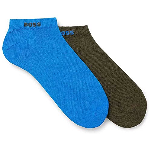 BOSS Męskie skarpety 2P AS Uni Colors CC Ankle Socks, Open Blue, 40-46, Open Blue, 46 EU