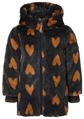 Noppies Kids Dziewczęca kurtka dziewczęca Alva All Over Print Jacket, Asphalt-P524, 122, Asphalt - P524, 122 cm