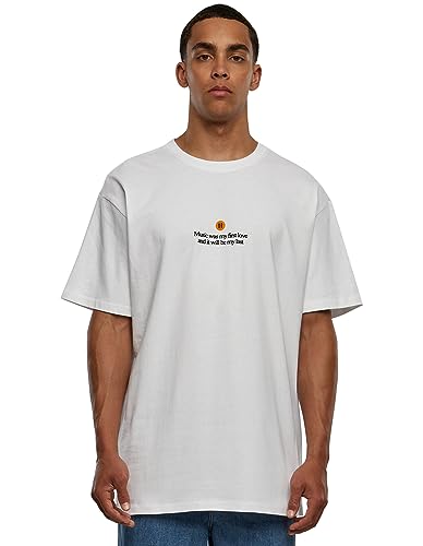 Mister Tee Męski T-Shirt K-Pop Heavy Oversize Tee White XS, biały, XS