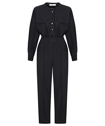 IPEKYOL Podstawowy kombinezon damski, Czarny, 68