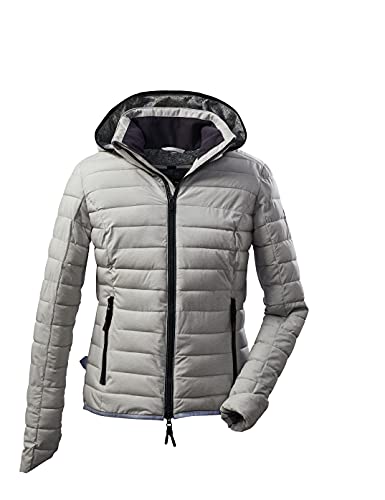 G.I.G.A. DX Damska kurtka funkcyjna Gw 67 Wmn Qltd Jckt Casual / pikowana kurtka rowerowa z odpinanym kapturem szary jasnoszary 40