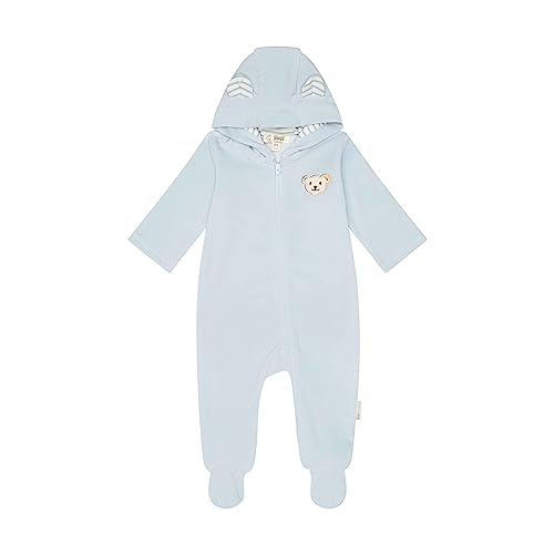 Steiff GOTS jednoczęściowa piżama dla małych dzieci, uniseks, Celestial Blue, 50