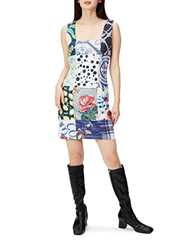 Desigual Damska sukienka 21WWVK901000S, biała, M