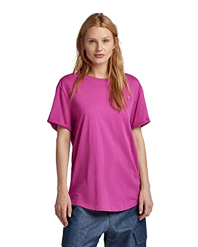 G-STAR RAW Women's Lash Fem Loose Top T-Shirt, różowy (fuksja red 4107-D609), S, Różowy (Fuksja Red 4107-d609), S