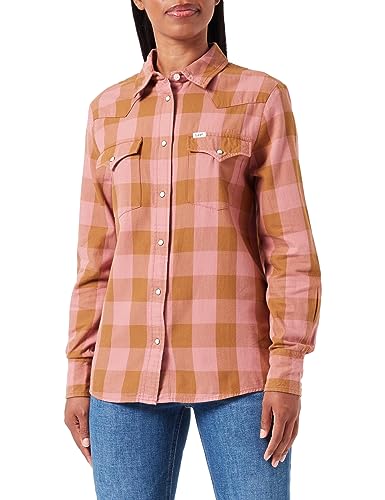 Lee Damska koszulka westernowa, Rosa, XL