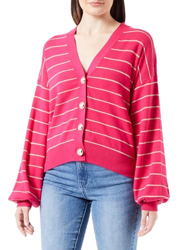 nelice Damski kardigan 11025361-NE01, różowy, XL/XXL, Rosa, XL-XXL