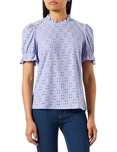 VIKAWA S/S Flounce TOP/SU - NOOS, Sweet Lavender, S