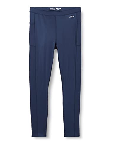ZEBDIA Męskie legginsy do biegania w kolorze granatowym