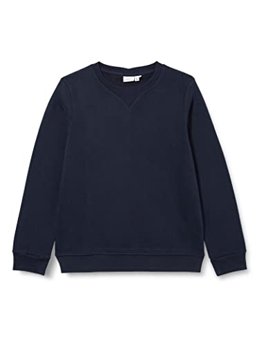 Name It Chłopięca bluza Nkmleno Ls Sweat Bru Noos, Ciemnoszafirowy, 4 Lat