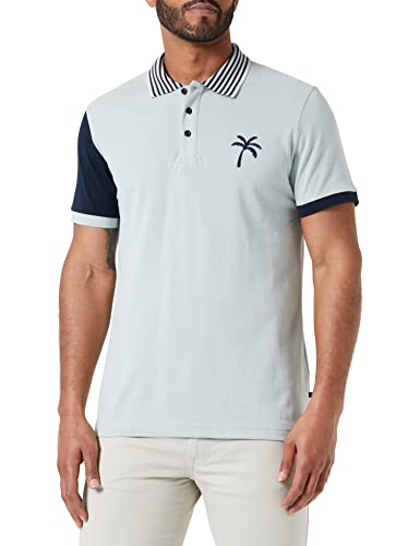 LTB Jeans Męska koszulka polo, Morning Mist 2526, L, Morning Mist 2526, L