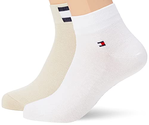 Tommy Hilfiger Męska flaga Quarter (2 sztuki), beżowy