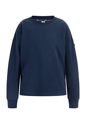 DreiMaster Vintage Damska bluza oversize idem 37825498, granatowa, L, morski, L