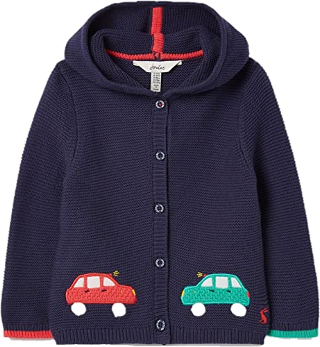 Joules Dziecięcy sweter z kardigan Charmford, Carblue, 9-12