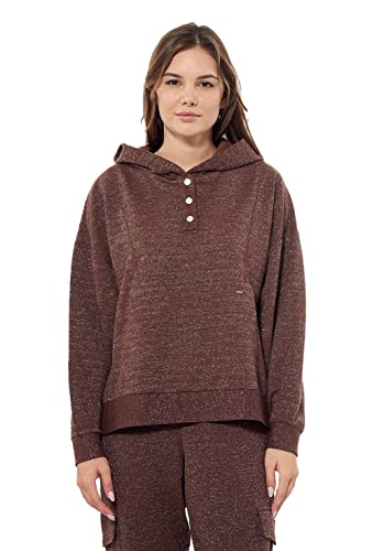 Kaporal Damska bluza z kapturem Flex-Color Ganache-Rozmiar, Ganach, M