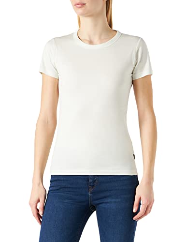 G-STAR RAW Damska koszulka z tekstem graficznym slim, Blau (Lightest Sky C539-c739), XL