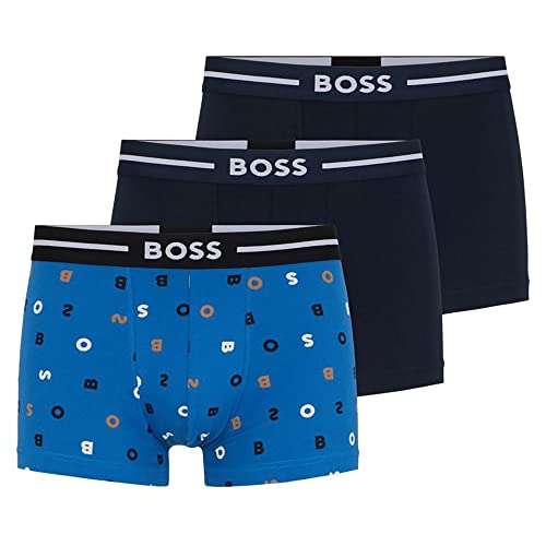 BOSS Men's 3P Bold Design Trunk, Open Miscellaneous, XXL, Open Miscellaneous, XXL