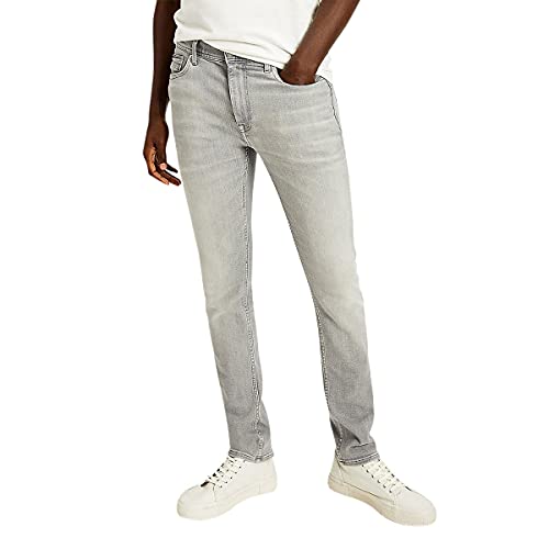 Tommy Hilfiger Slim Bleecker Pstr Ashlnd szare spodnie męskie, Ashland Grey, 38W / 34L