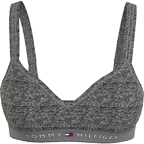 Tommy Hilfiger Biustonosze damskie typu bralette (rozmiary dodatkowe), Ciemnoszary Ht, XS