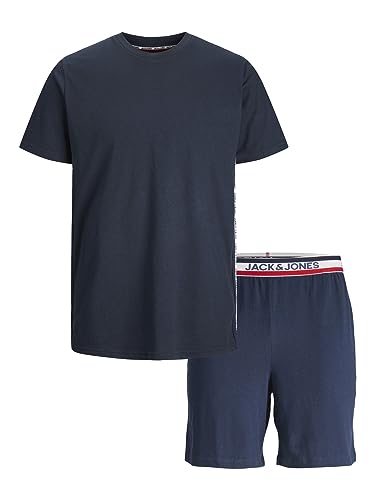 Bestseller A/S Koszulka męska Jactape, zestaw składający się z t-shirtu i szortów, Navy Blazer/opakowanie: szorty Navy Blazer, M, Navy Blazer/Pack:Shorts Navy Blazer, M