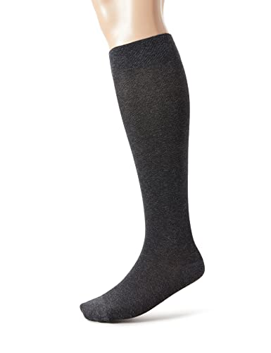 Kunert Fly & Care męskie wysokie skarpety, Grau (antracytowo-mel. 4050), 41/42 EU