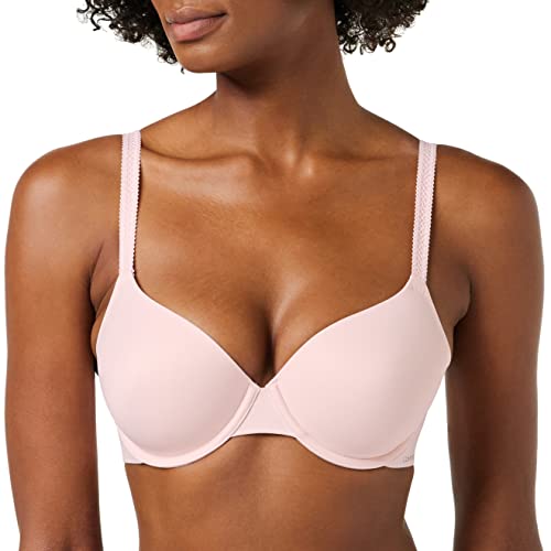 Calvin Klein Damski biustonosz z lekką podszewką PC, Różowy (Nymphs Udo 2nt), 70A