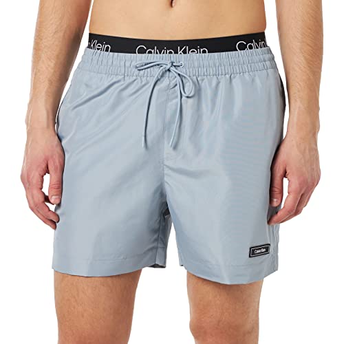 Calvin Klein Męski średni Wb podwójny pasek, sphere Grey, S, Sfera szara, S