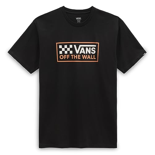 Vans Koszulka męska z rozbitym kątem, Czarny, XS