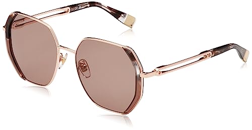 Furla Okulary damskie, Shiny Copper Gold, 54