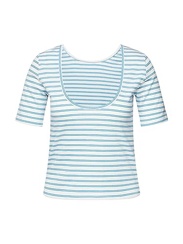 Mavi Damska koszulka w paski, niebieska, biała, XL, Blau, Weiß, XL