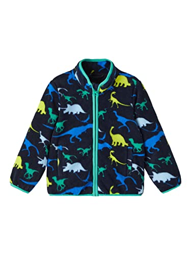 NAME IT Boy's NMMMAZE kurtka polarowa Dark Sapphire, 110, Dark Sapphire, 92