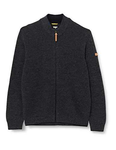 camel active Męska kurtka z dzianiny 409525/8K08, Graphite Gray, L