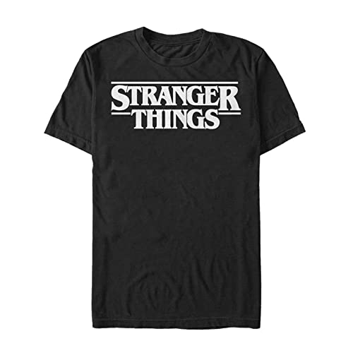 Stranger Things Męski T-shirt z krótkim rękawem, czarny, XXL, czarny, XXL