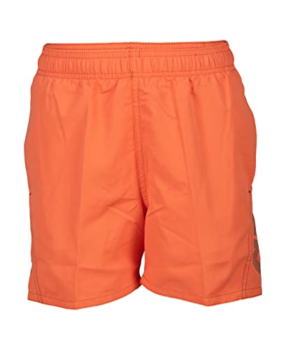 Arena Fundamentals Logo Jr Boxer R Swim Trunks Unisex - dla dzieci i młodzieży, nípola-asphalt, 14-15 anni