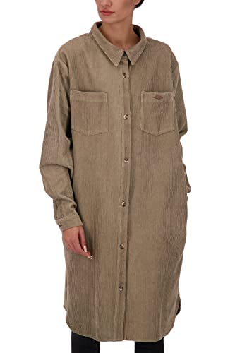 Alife and Kickin LibertaAK K Blouse damska bluzka bluzka z długim rękawem XS-XXL, Stone, L, Stone, L