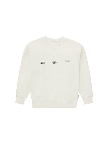 TOM TAILOR Bluza dziecięca dla chłopców, 32257 - szary biały (Greyish White), 176