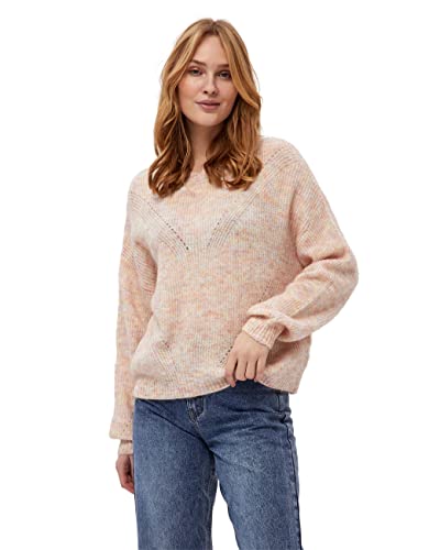 Peppercorn Damski sweter Flori, Melanż do mleka migdałowego, XXL
