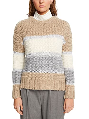 ESPRIT Damski sweter 112EE1I319, 287/SAND 3, M