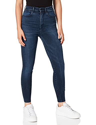 Wrangler Super High Skinny Dżinsy Damskie, Niebieski (Dark Indigo X1e), 32W / 27L