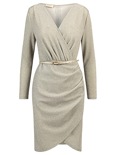 ApartFashion sukienka koktajlowa, srebrny-Metallic, 46