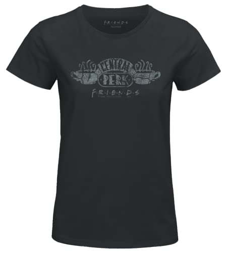 bawełniany podział t-shirt damski, Wyblakły szary, L