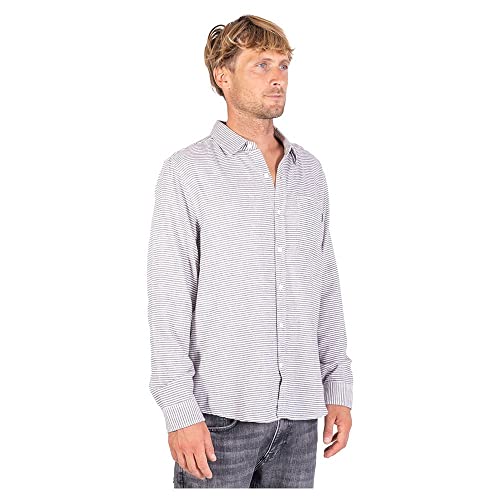 Hurley Męska koszula flanelowa M Portland Ls Mleko kokosowe XXL